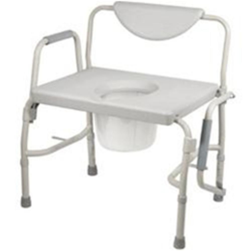 Image for product - Deluxe Bariatric Drop-Arm Commode